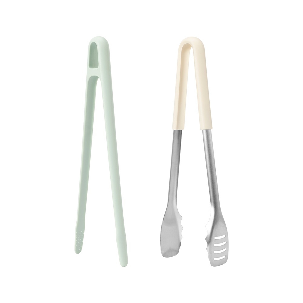 Bộ Kẹp Gắp 2 Món Elmich EL0199, Hàng Chính Hãng, Inox 430, Nhựa PP An Toàn, Đa Năng - JoyMall