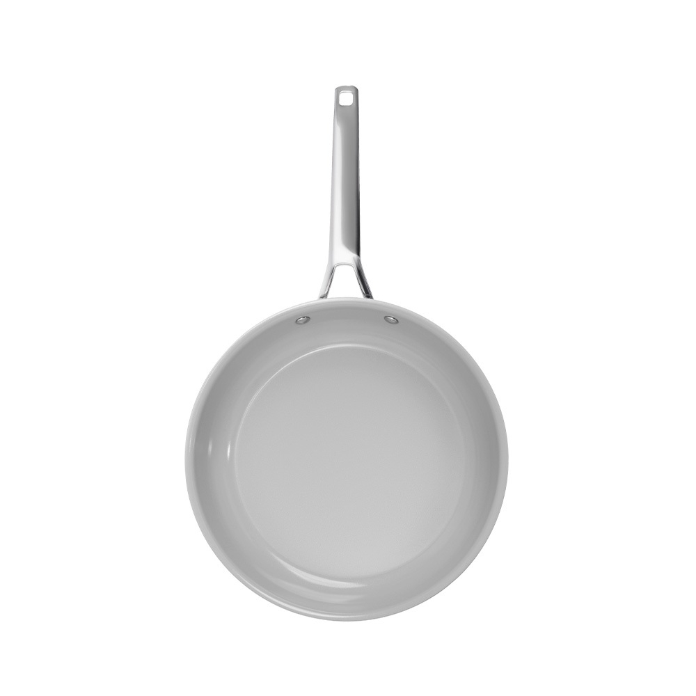 Chảo Inox Nguyên Khối Elmich Phủ Sứ An Toàn EL-2865CG 24-28cm, Hàng Chính Hãng,Chống Dính Ceramic - JoyMall