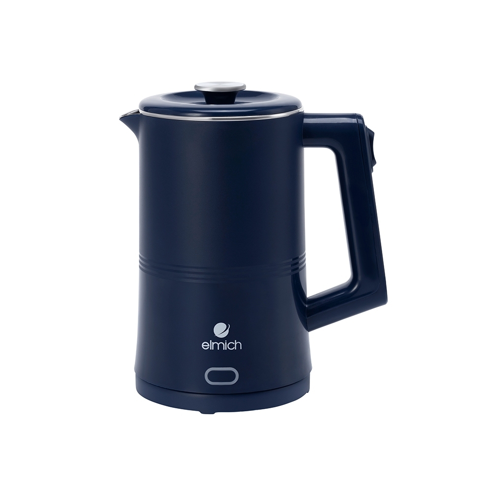 Ấm Đun Nước Siêu Tốc Elmich KEE9148 1.7L 1800W, Hàng Chính Hãng,Vỏ Cách Nhiệt,Đế Xoay 360 Độ-JoyMall