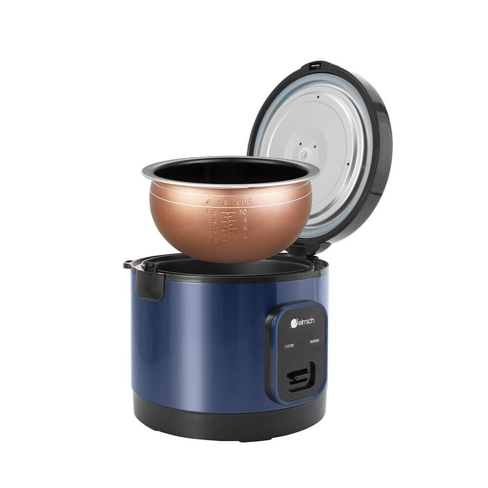 Nồi Cơm Điện Cơ Elmich RCE-9129 1.8L 700W, Hàng Chính Hãng,Lòng Nồi Dáng Niêu Phủ Chống Dính-JoyMall