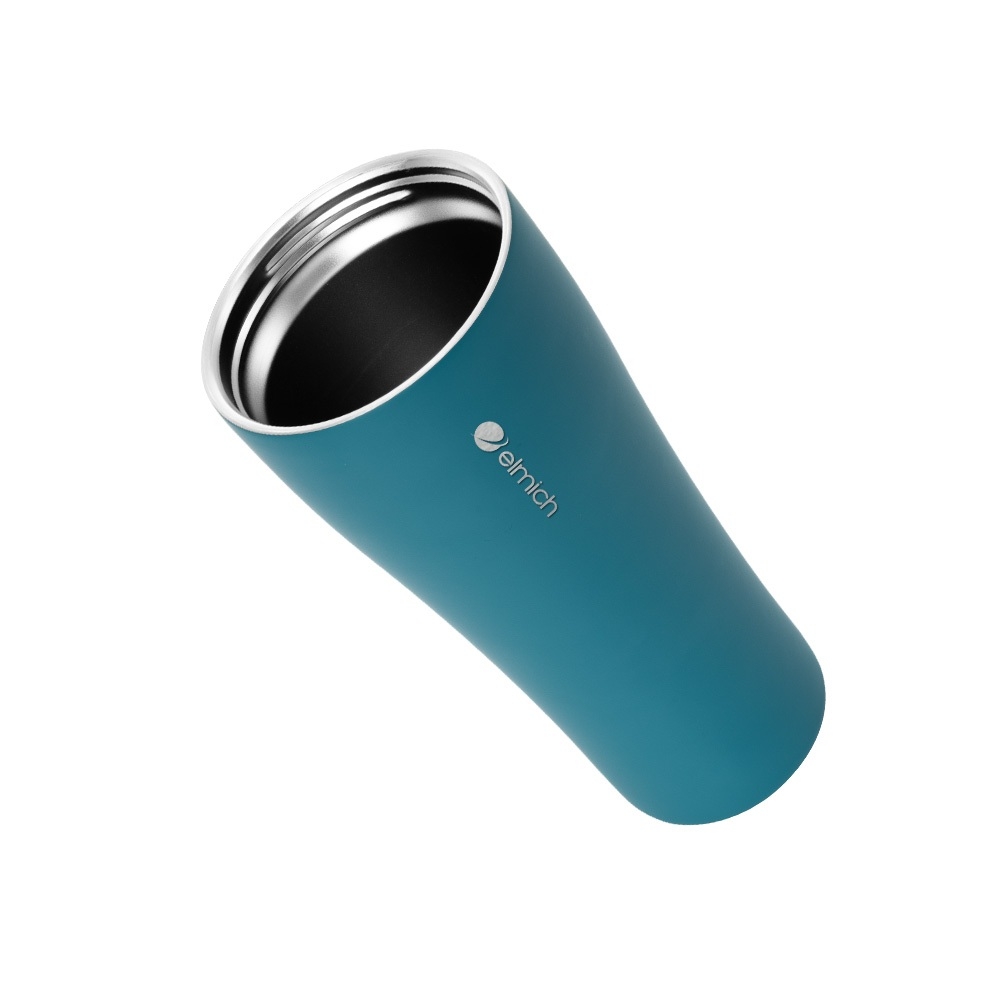 Ly Giữ Nhiệt Inox 304 Elmich EL8374 600ml, Hàng Chính Hãng, Giữ Nhiệt Tốt, 2 Nắp Tiện Lợi - JoyMall