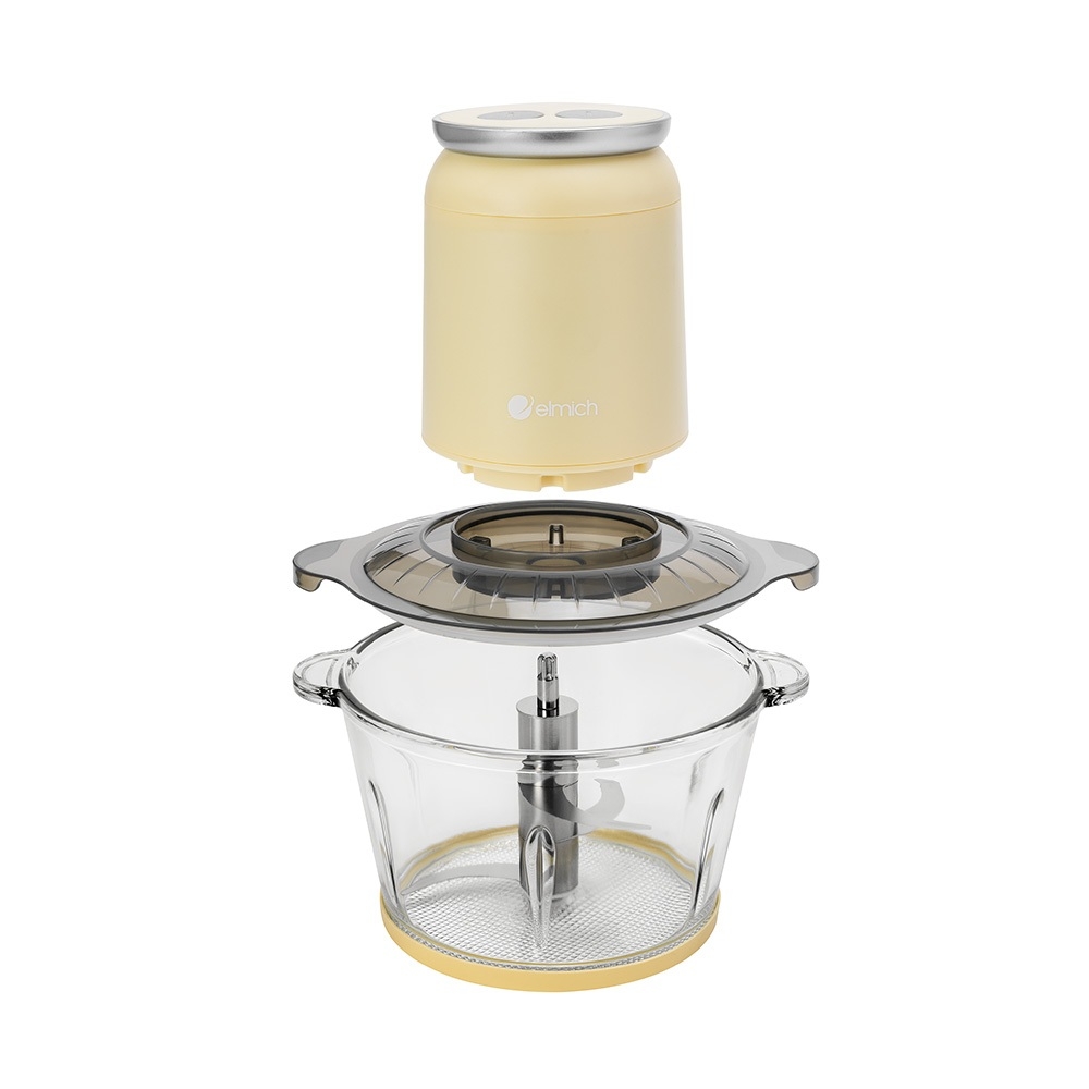 Máy Xay Thịt Đa Năng Elmich MCE8584 2L 500W, Hàng Chính Hãng, Lưỡi Dao 3 Tầng, 2 Tốc Độ Xay -JoyMall
