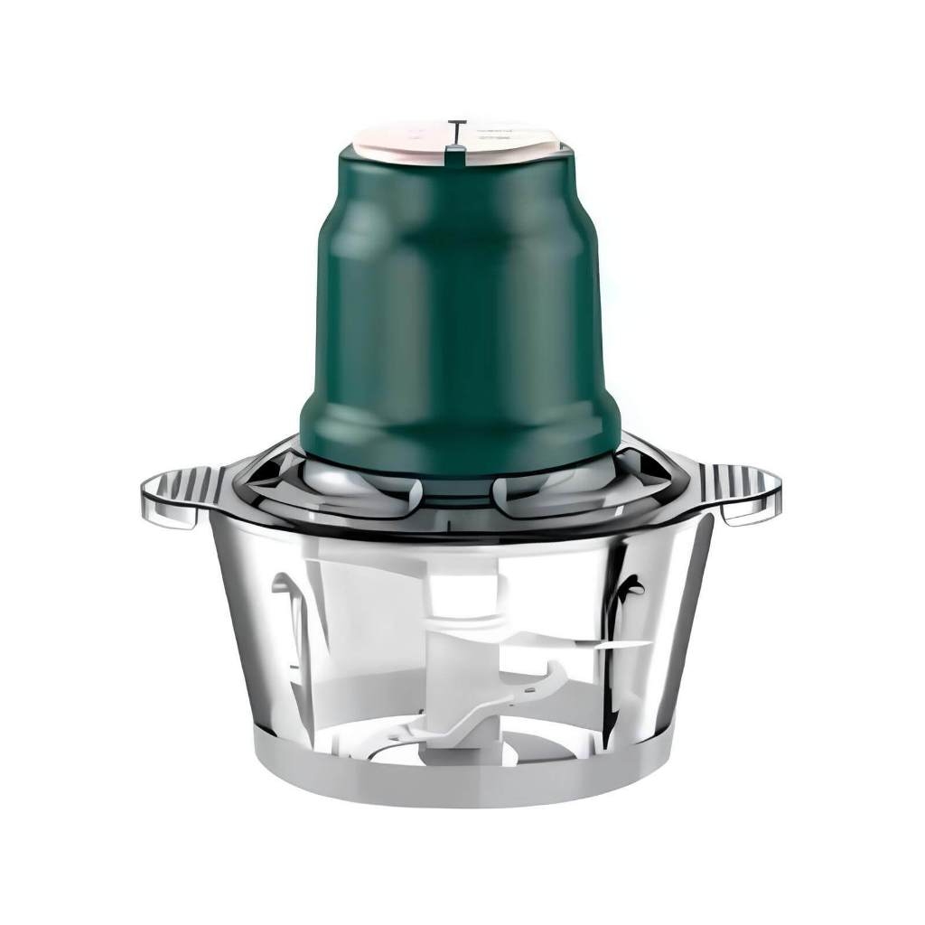 Máy Xay Thịt Elmich EDA-0355 2L, Hàng Chính Hãng, Cối Thủy Tinh,Lưỡi Dao 4 Cánh,2 Chế Độ Xay-JoyMall