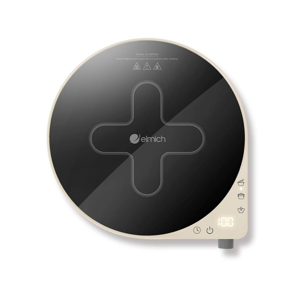 Bếp Điện Từ Đơn Elmich ICE-8878 1800W, Hàng Chính Hãng, Mặt Kính Ceramic Chịu Nhiệt - JoyMall