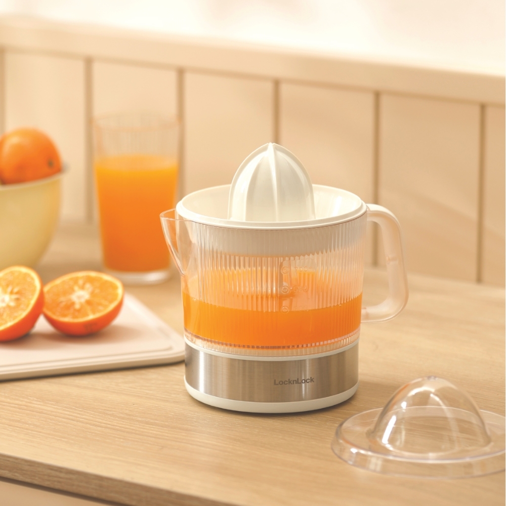 Máy Vắt Cam LocknLock Citrus Juicer EJJ244 40W 700ml, Hàng Chính Hãng, Xoay Ép Hai Chiều - JoyMall