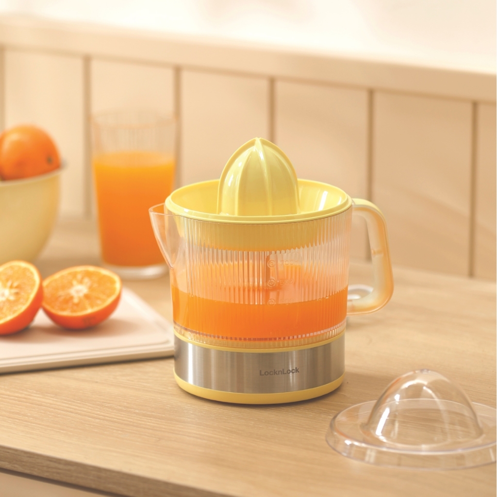 Máy Vắt Cam LocknLock Citrus Juicer EJJ244 40W 700ml, Hàng Chính Hãng, Xoay Ép Hai Chiều - JoyMall