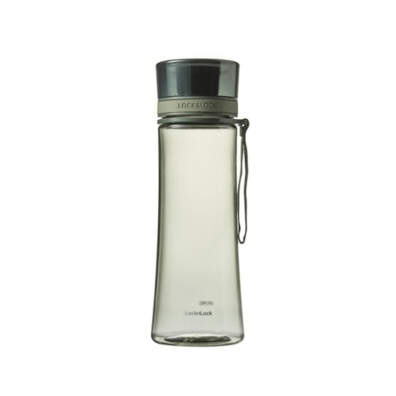 Bình nước nhựa 550ML Eco LocknLock ABF644LPIK Sakura, Hàng chính hãng, anh đào, nắp kèm dây silicone, chống rỉ - JoyMall