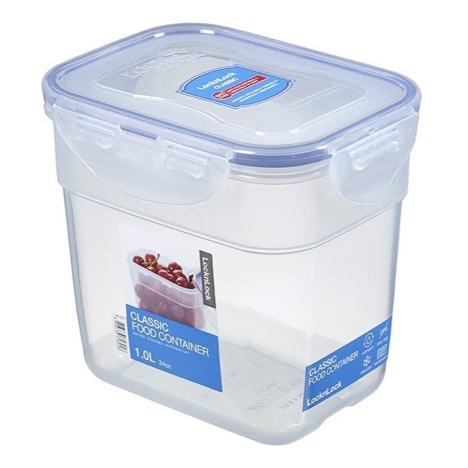 Hộp nhựa bảo quản thực phẩm 1L LocknLock HPL313BRY Hàng chính hãng, nắp đậy kín, dùng được lò vi sóng - JoyMall