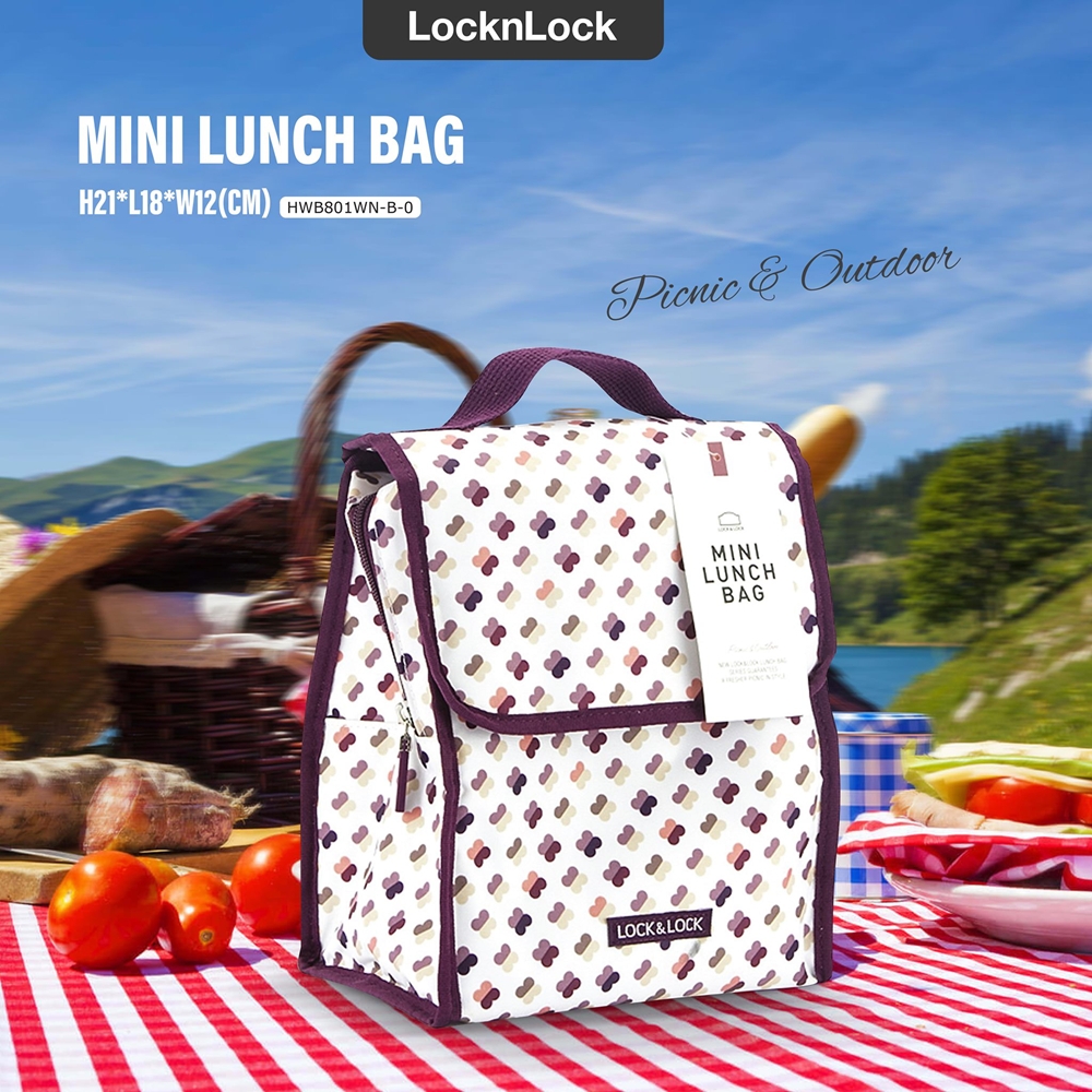 Túi giữ nhiệt Lock&Lock HWB801WN-B-0, Hàng chính hãng, dùng đựng hộp cơm giữ nhiệt, hộp thủy tinh - JoyMall