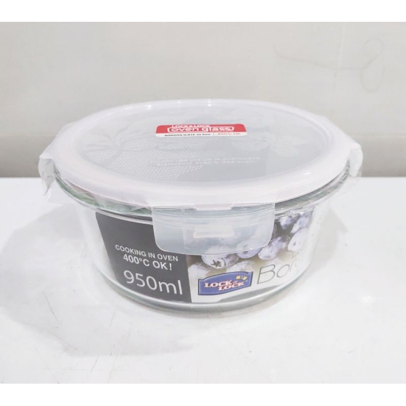 Hộp thuỷ tinh bảo quản thực phẩm LocknLock 950ML LLG861PG. Hàng chính hãng, dùng được lò vi sóng - JoyMall