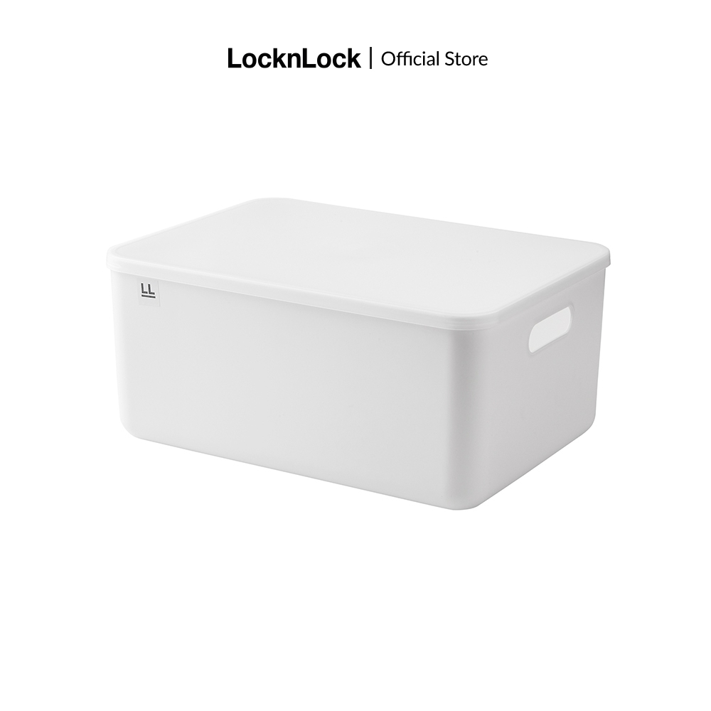 Hộp nhựa đựng đồ LocknLock Shelf Organizer Box INP991 nhiều size, Hàng chính hãng, nhựa PP, nắp đậy tiện dụng - JoyMall