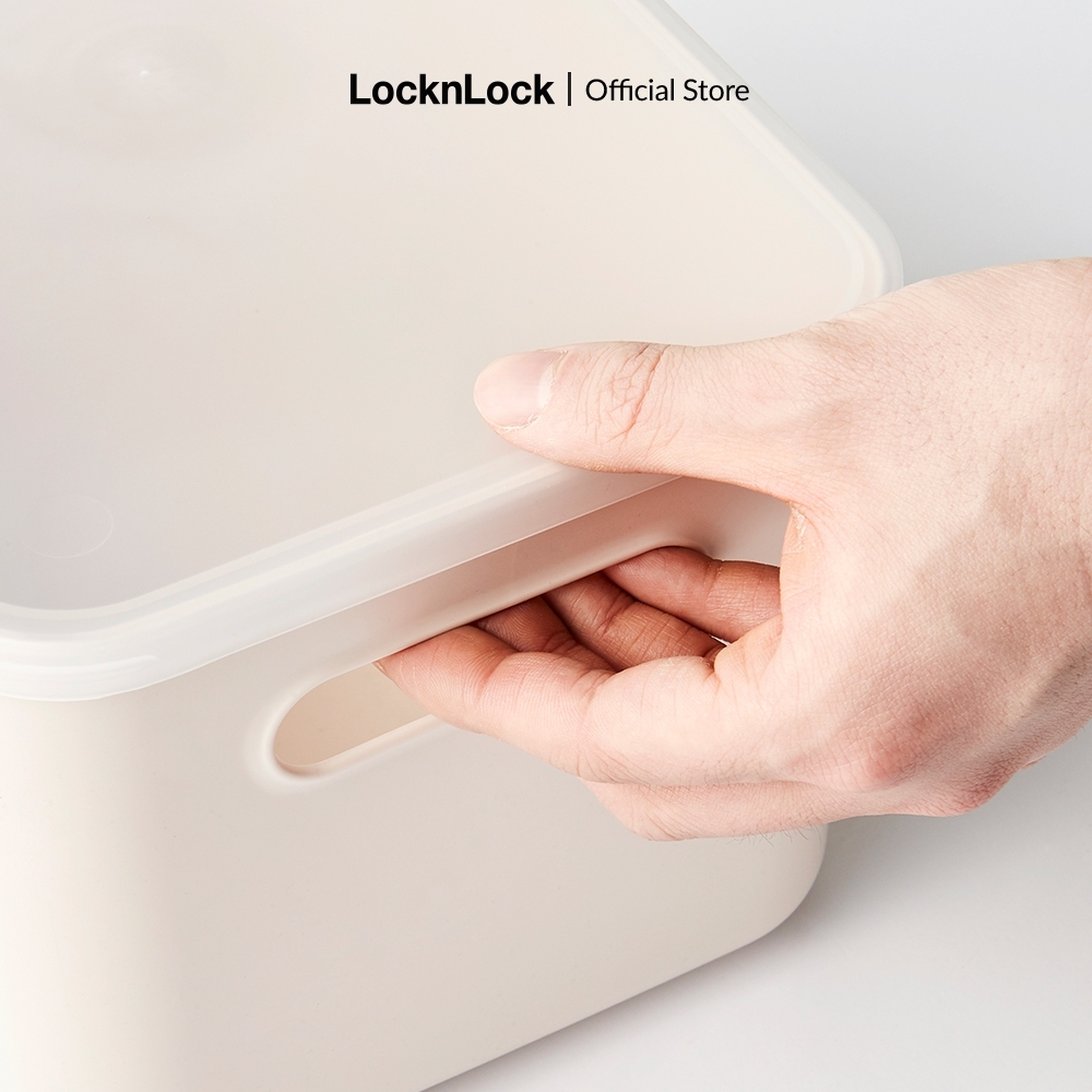 Hộp nhựa đựng đồ LocknLock Shelf Organizer Box INP991 nhiều size, Hàng chính hãng, nhựa PP, nắp đậy tiện dụng - JoyMall