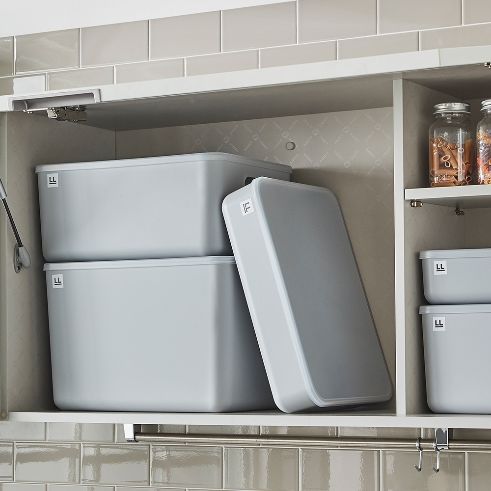 Hộp nhựa đựng đồ LocknLock Shelf Organizer Box INP991 nhiều size, Hàng chính hãng, nhựa PP, nắp đậy tiện dụng - JoyMall