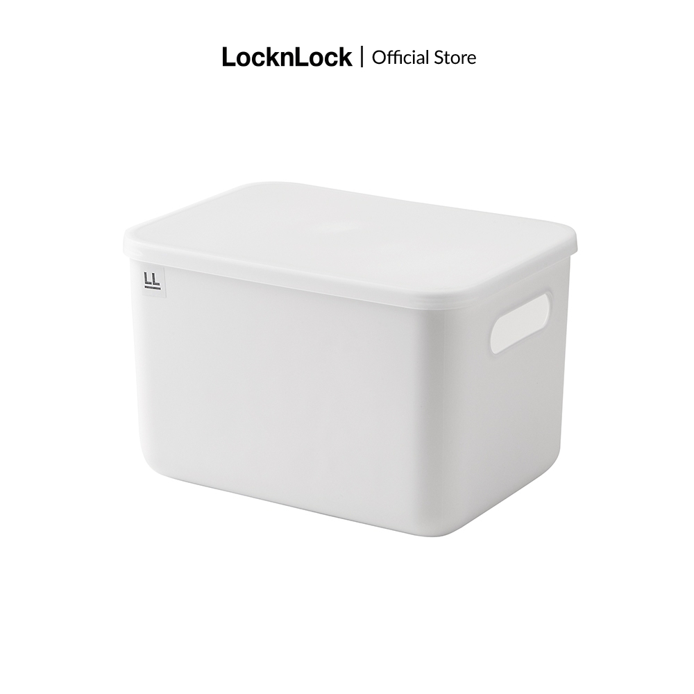 Hộp nhựa đựng đồ LocknLock Shelf Organizer Box INP991 nhiều size, Hàng chính hãng, nhựa PP, nắp đậy tiện dụng - JoyMall