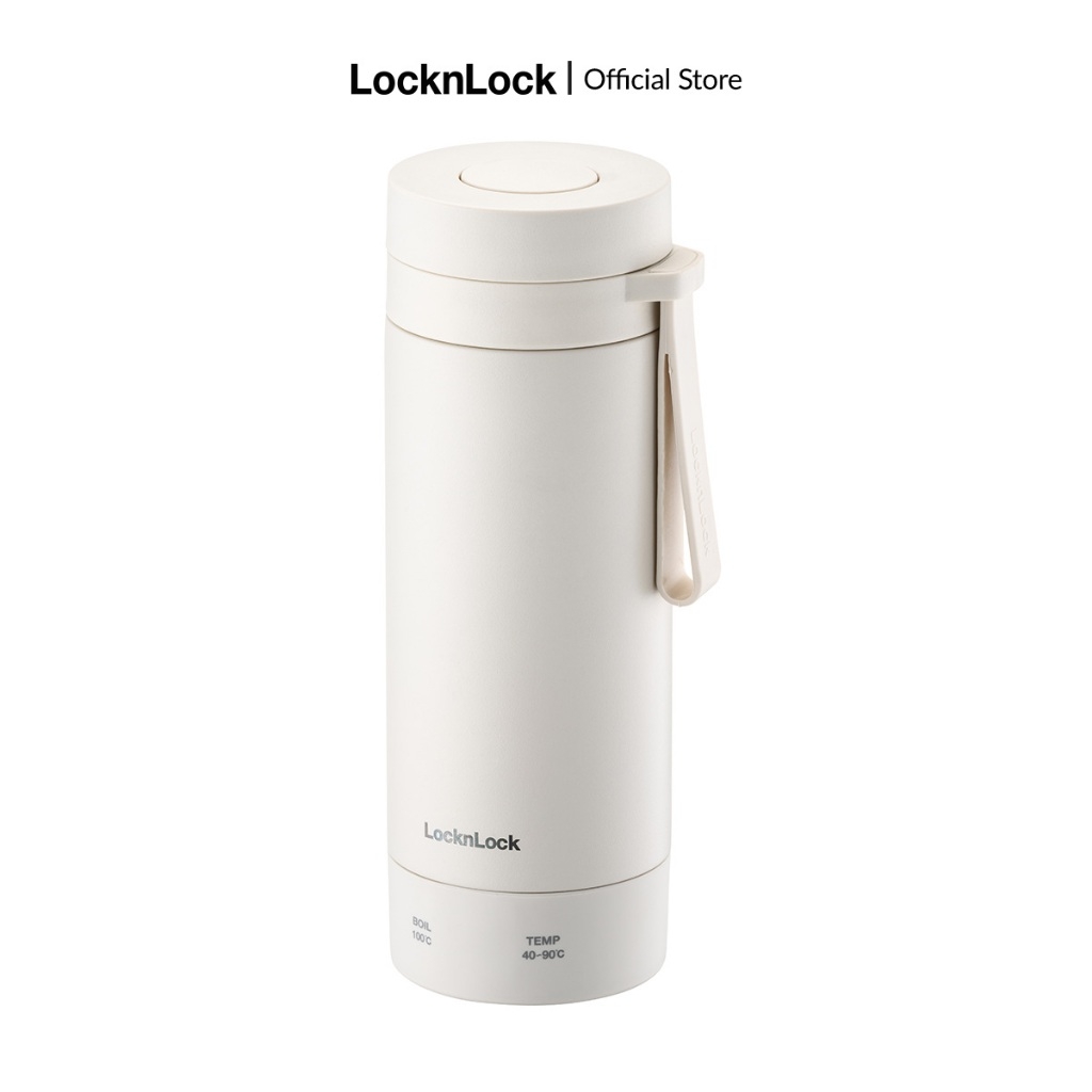 Bình đun giữ nhiệt Locknlock EJC723IVY, Hàng chính hãng, thép không gỉ, giữ ấm 8 cấp độ - JoyMall