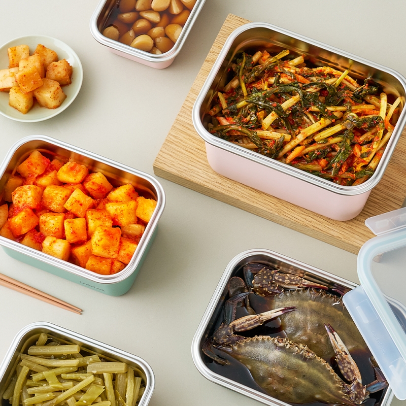 Hộp đựng thực phẩm LocknLock nhiều size, Hàng chính hãng, thép không gỉ, khóa cạnh chắc chắn - JoyMall