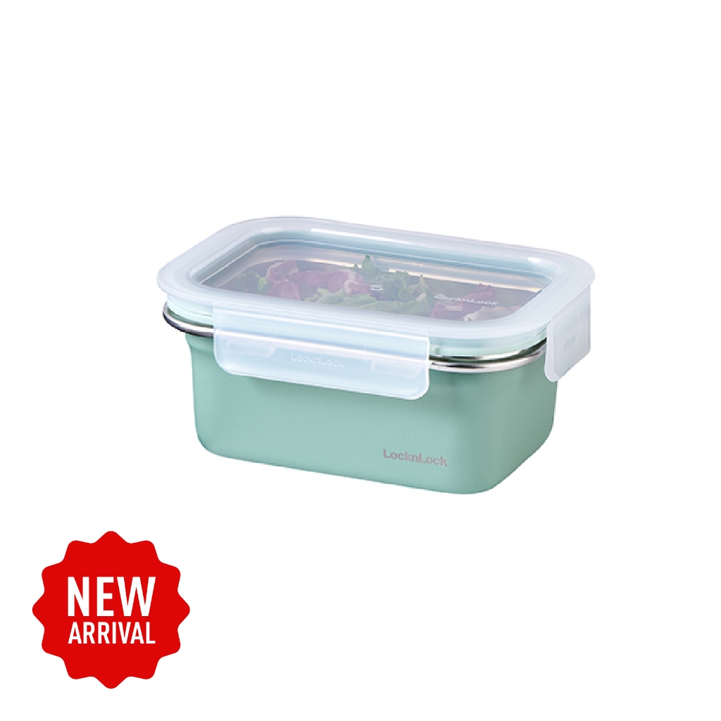 Hộp đựng thực phẩm LocknLock nhiều size, Hàng chính hãng, thép không gỉ, khóa cạnh chắc chắn - JoyMall