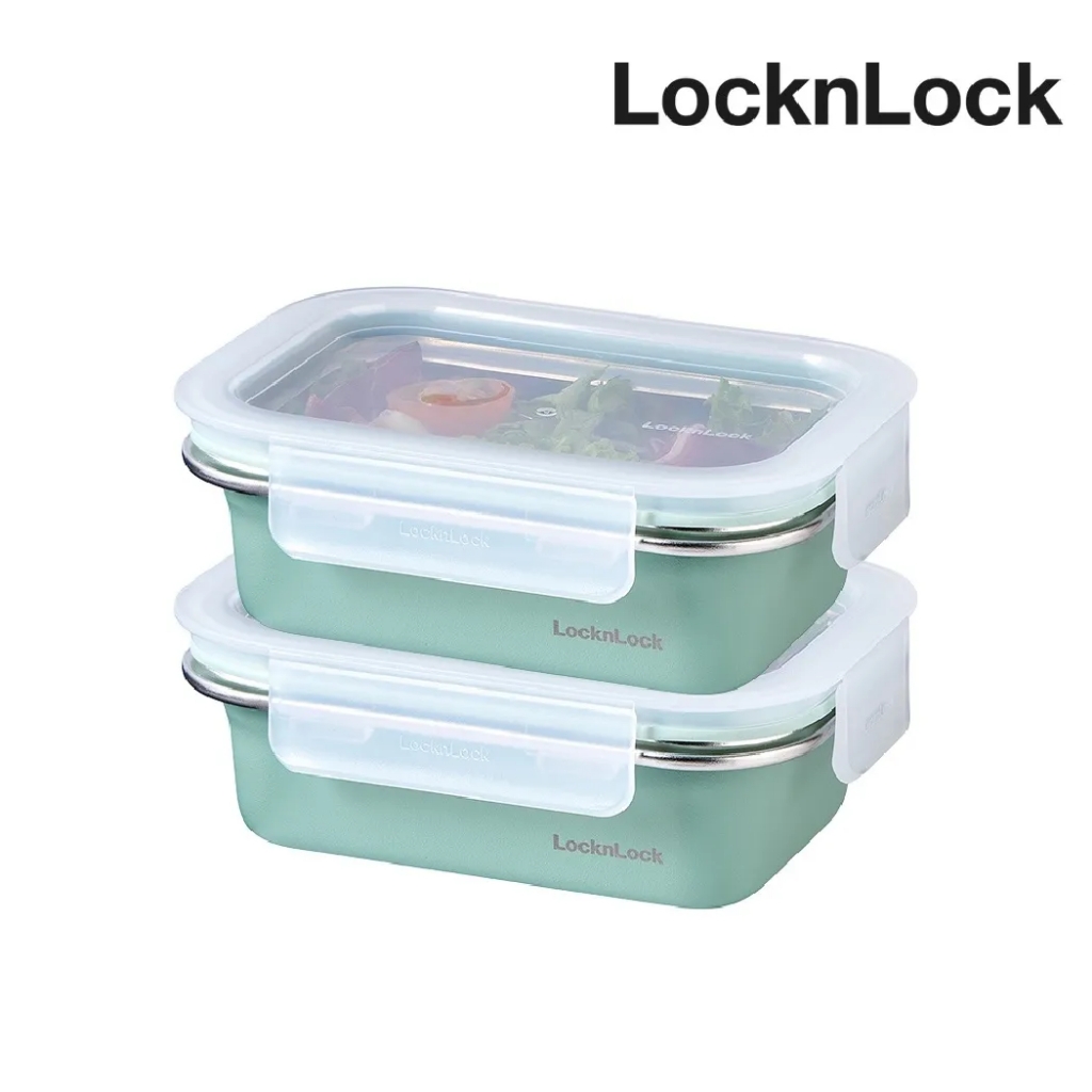 Hộp đựng thực phẩm LocknLock nhiều size, Hàng chính hãng, thép không gỉ, khóa cạnh chắc chắn - JoyMall
