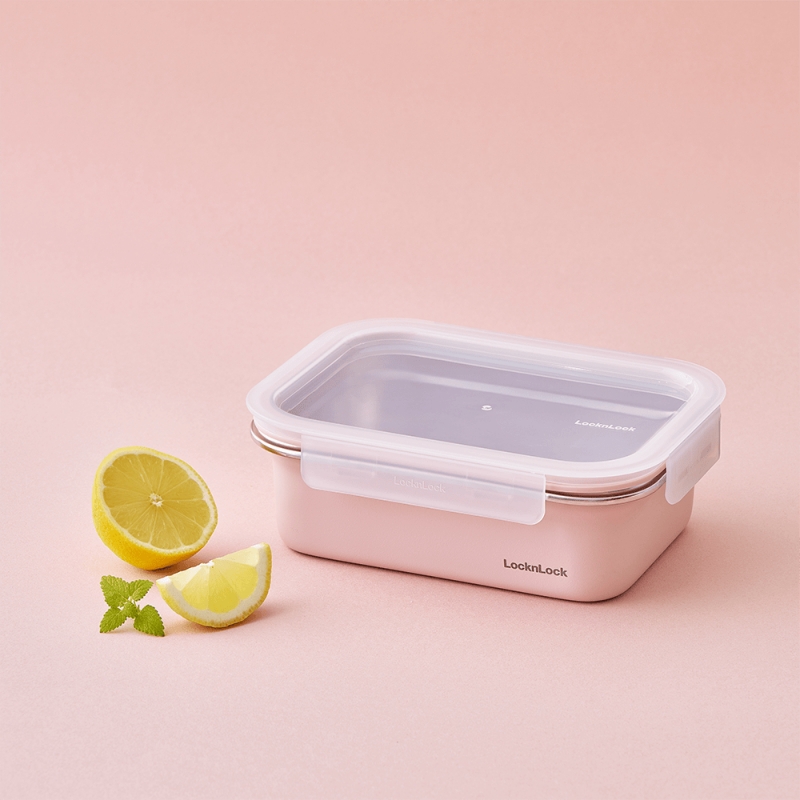 Hộp đựng thực phẩm LocknLock nhiều size, Hàng chính hãng, thép không gỉ, khóa cạnh chắc chắn - JoyMall