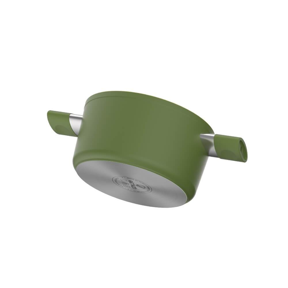 Nồi quánh phủ sứ an toàn Elmich Olive EL-5523OV nhiều size, Hàng chính hãng,dùng được bếp từ-JoyMall