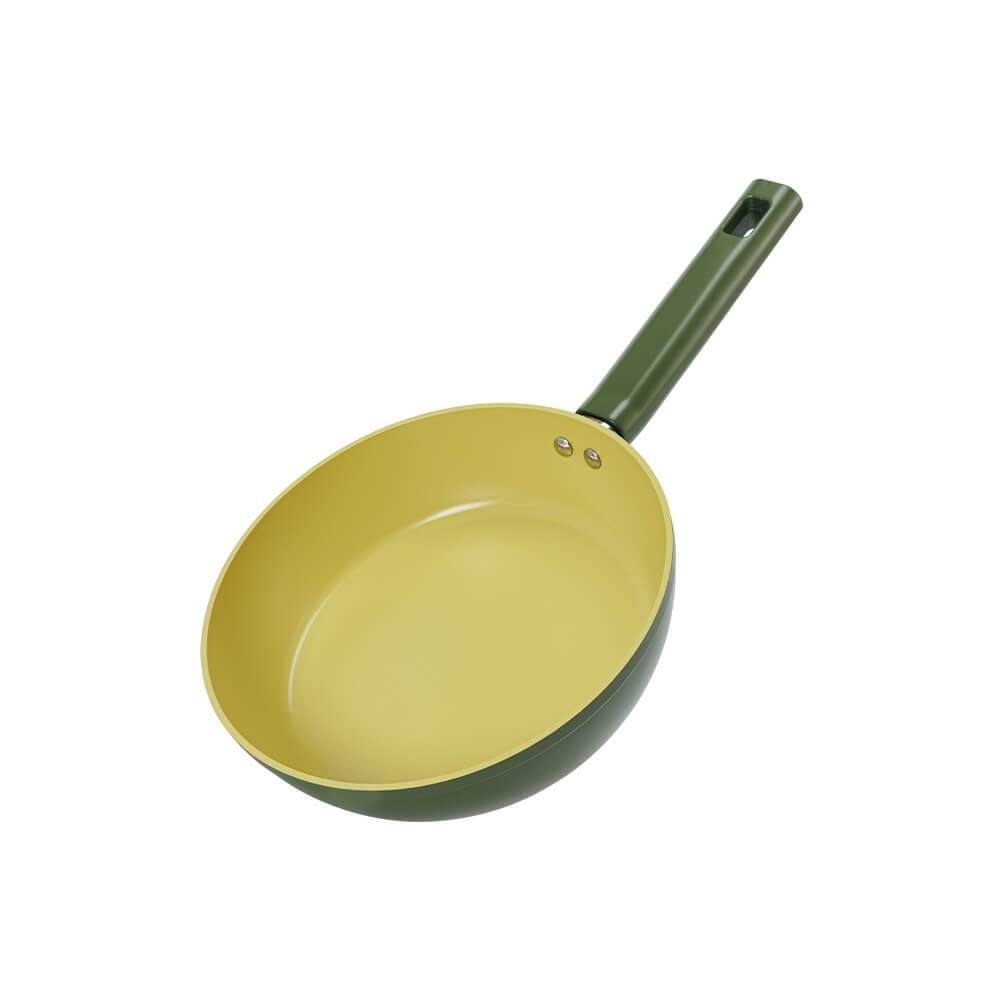 Chảo phủ sứ an toàn Elmich Olive EL-5965OV nhiều size, Hàng chính hãng, dùng được bếp từ - JoyMall