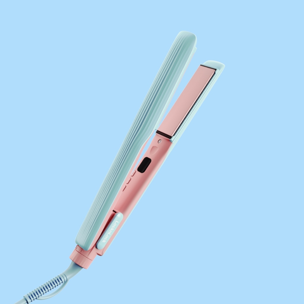 Máy duỗi tóc ion âm LocknLock Hair straightener ENA222BLU 42W,Hàng chính hãng, 5 mức nhiệt - JoyMall