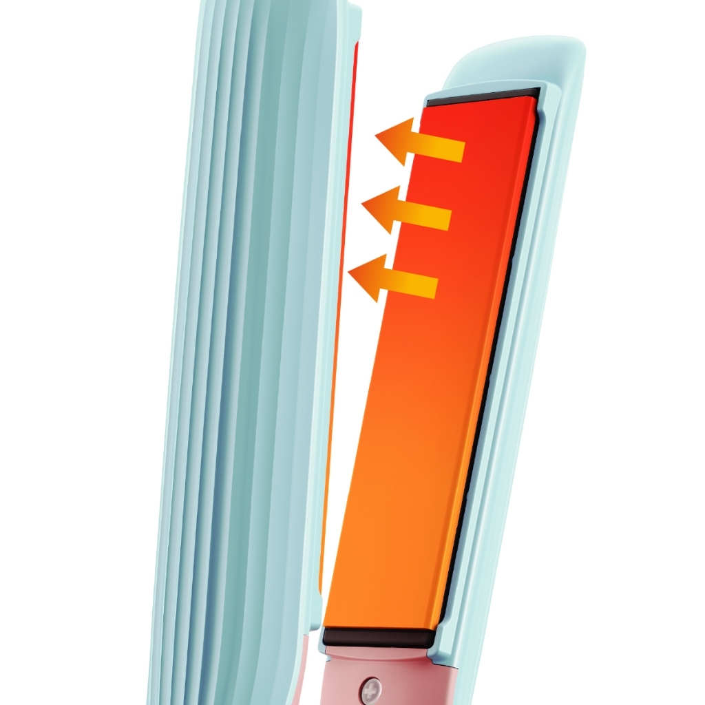 Máy duỗi tóc ion âm LocknLock Hair straightener ENA222BLU 42W,Hàng chính hãng, 5 mức nhiệt - JoyMall