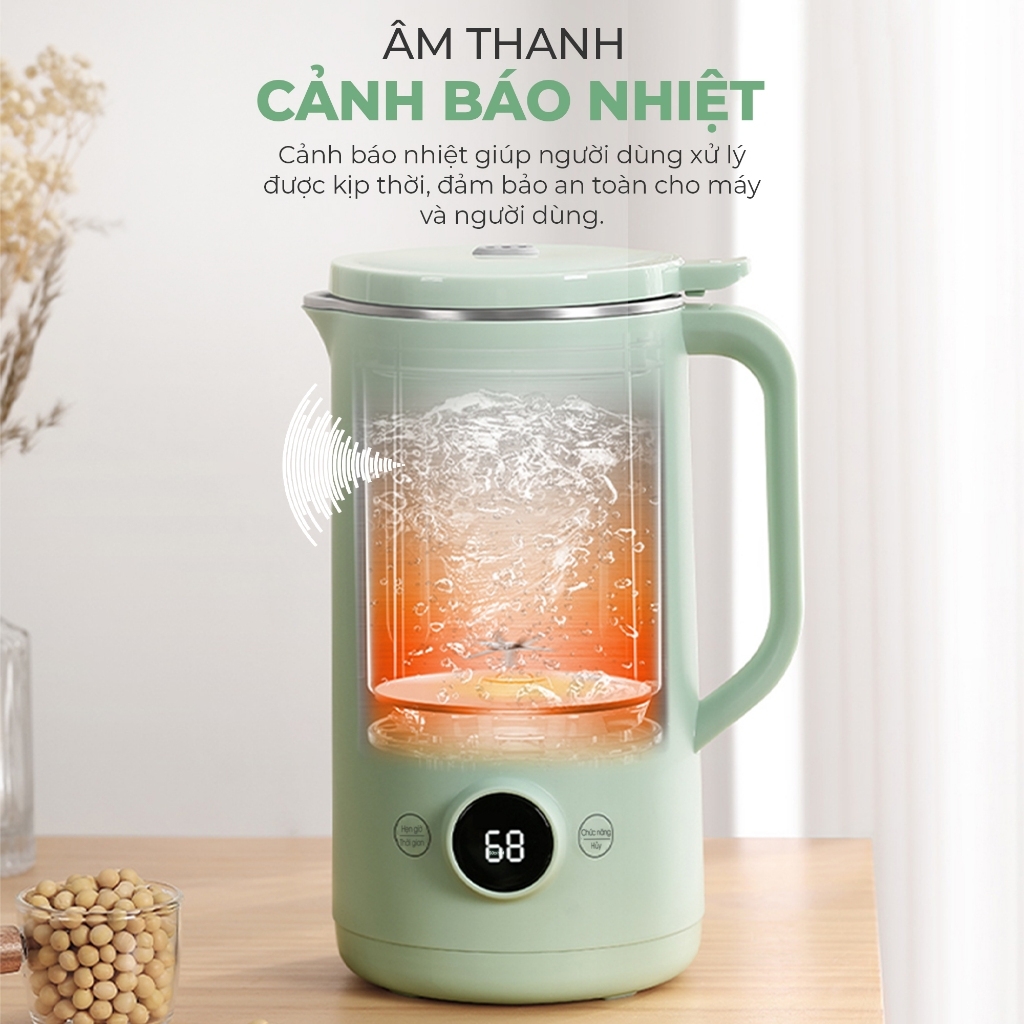 Máy xay nấu sữa hạt đa năng MAGIC A-95 800ml, Hàng chính hãng, lưỡi dao 8 cánh đa chiều - JoyMall