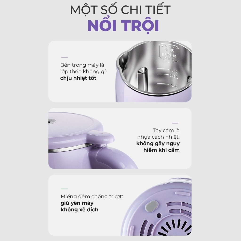 Máy xay nấu sữa hạt đa năng MAGIC A-100 1200ml, Hàng chính hãng, lưỡi dao 8 cánh đa chiều - JoyMall