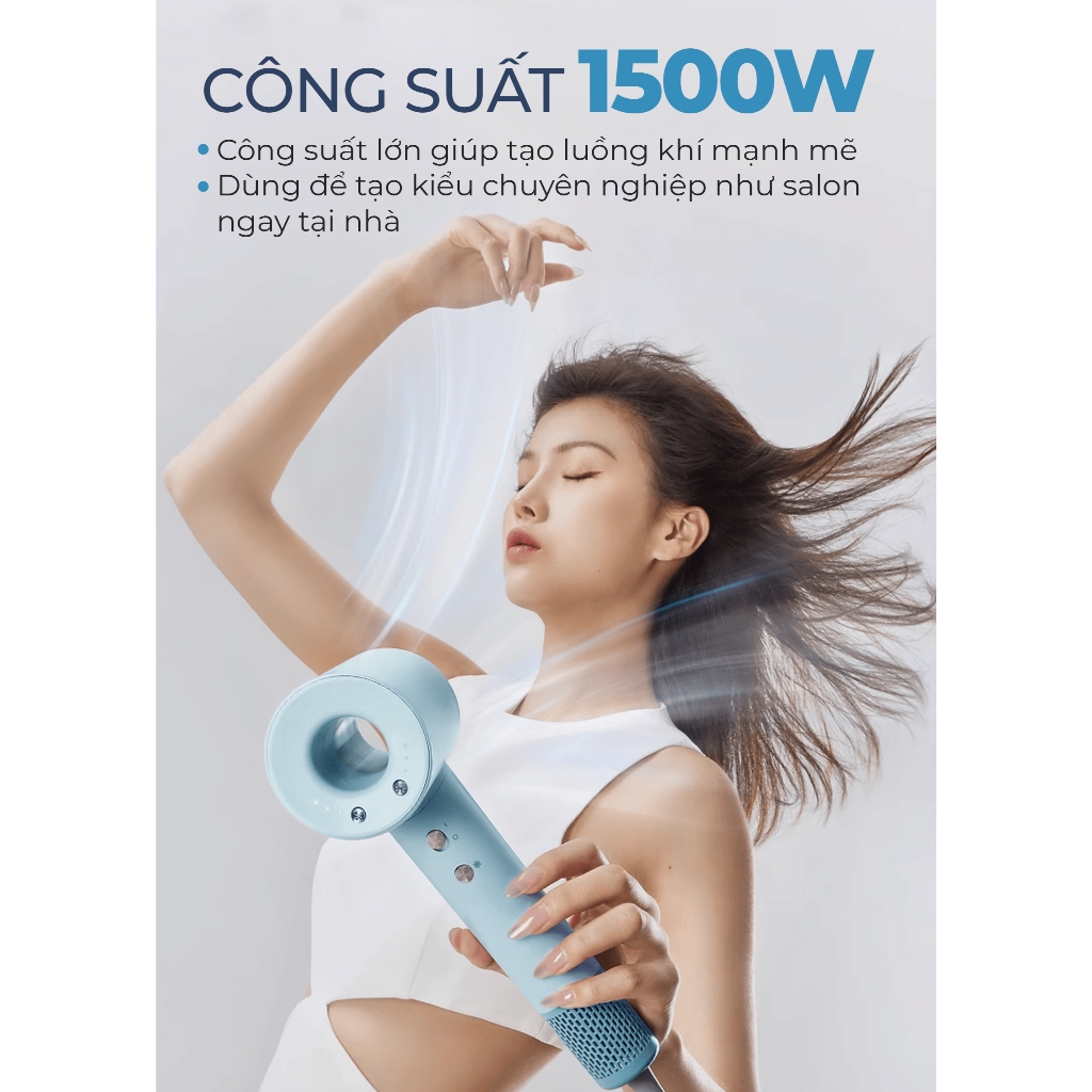 Máy sấy tóc MAGIC A-030 A-032 A-033, Hàng chính hãng, 5 đầu sấy, 3 cấp nhiệt, giảm tiếng ồn -JoyMall