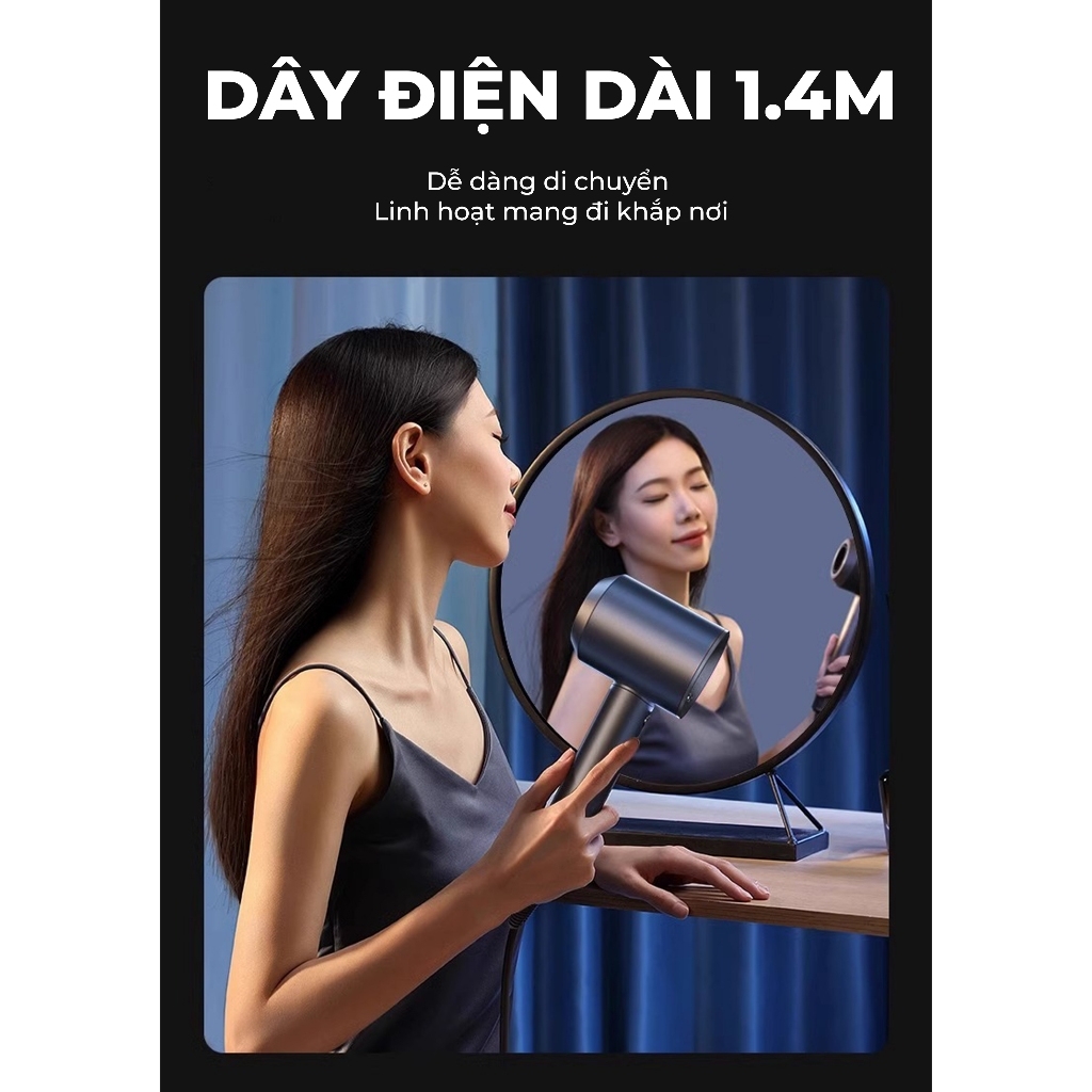 Máy sấy tóc MAGIC A-030 A-032 A-033, Hàng chính hãng, 5 đầu sấy, 3 cấp nhiệt, giảm tiếng ồn -JoyMall