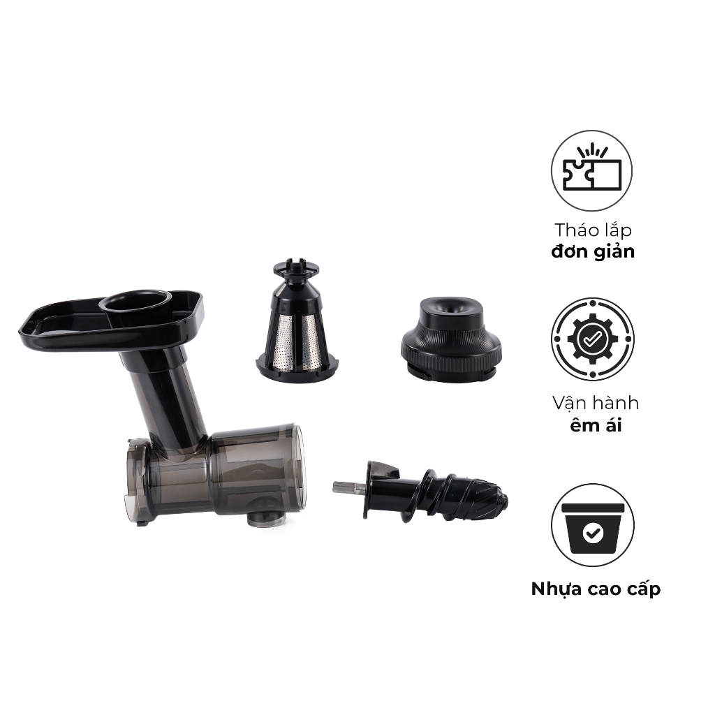 Máy ép chậm trục ngang MAGIC Eco AC-136, Hàng chính hãng, công nghệ ép lạnh, nhựa cao cấp - JoyMall