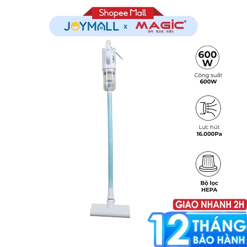 Máy hút bụi cầm tay có dây MAGIC A-060, Hàng chính hãng, 2 trong 1, loại bỏ bụi bẩn hiệu quả-JoyMall