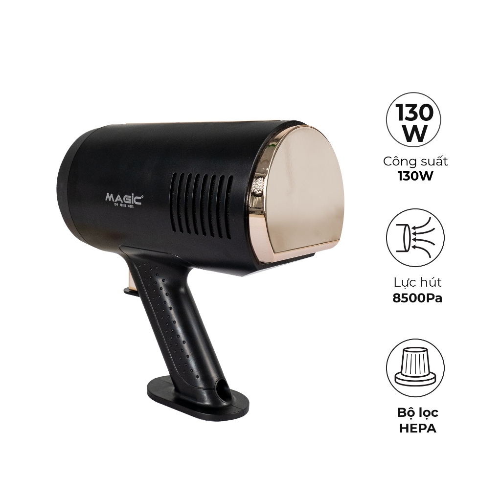 Máy hút bụi cầm tay không dây MAGIC A-061 A-062 130W, Hàng chính hãng,lực hút 8500Pa, 2 in 1-JoyMall