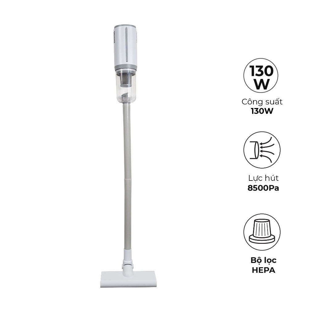Máy hút bụi cầm tay không dây MAGIC A-061 A-062 130W, Hàng chính hãng,lực hút 8500Pa, 2 in 1-JoyMall