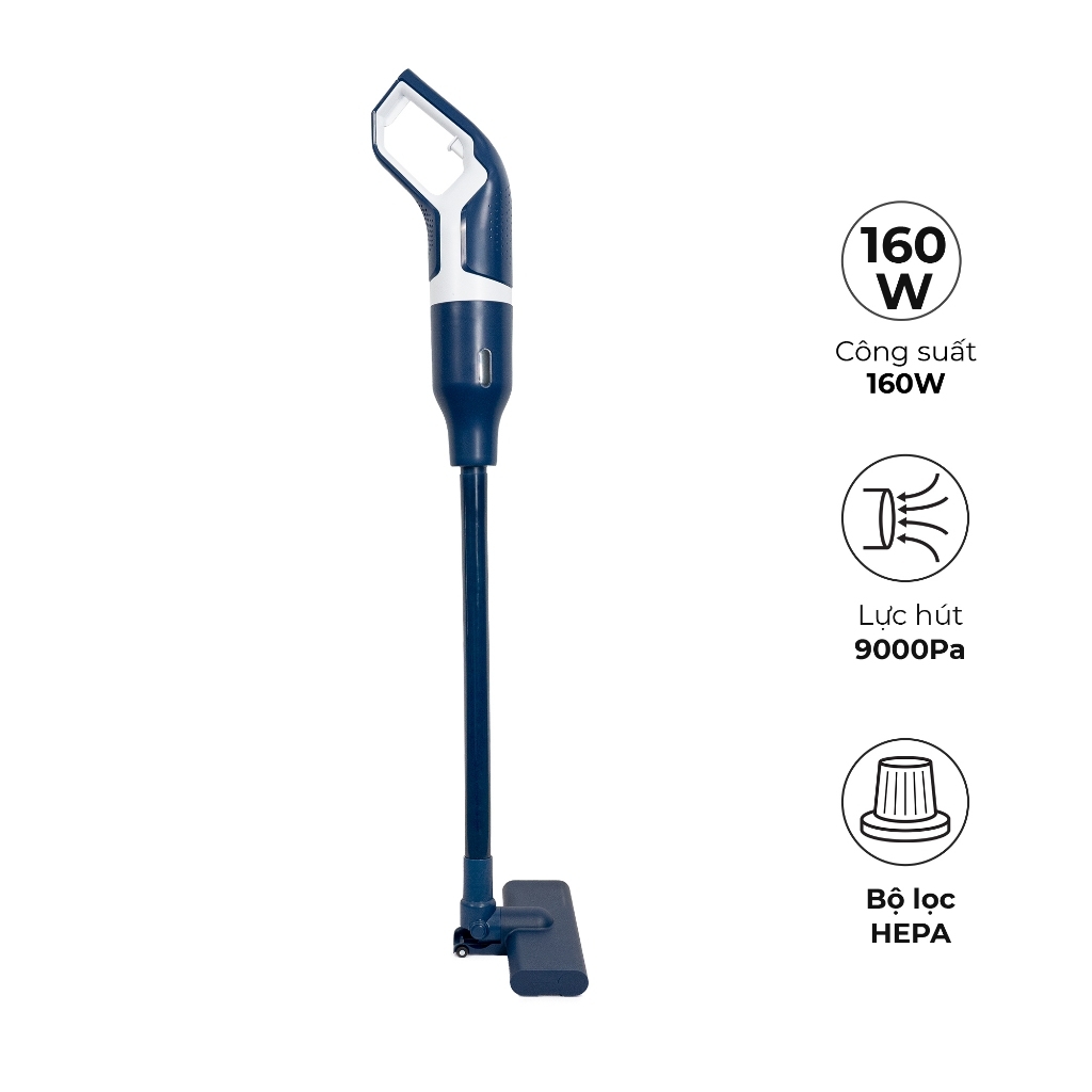 Máy hút bụi cầm tay không dây Magic A-063, Hàng chính hãng, 2 đầu hút đa năng, 2 trong 1 - JoyMall