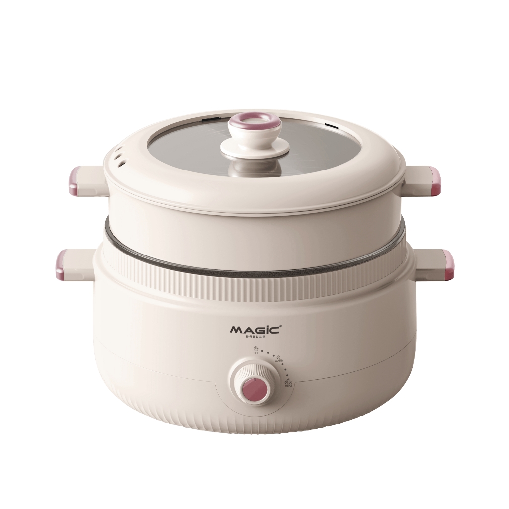 Nồi lẩu hấp hơi thủy nhiệt MAGIC A-091 4L 2000W, Hàng chính hãng, bảo hành 12 tháng - JoyMall