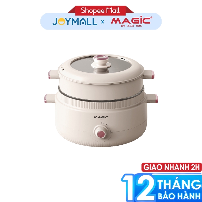 Nồi lẩu hấp hơi thủy nhiệt MAGIC A-091 4L 2000W, Hàng chính hãng, bảo hành 12 tháng - JoyMall