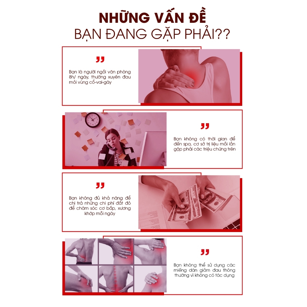 Máy massage cổ vai gáy Buheung MK-332, Hàng chính hãng, có đai cố định, sưởi ấm hồng ngoại - JoyMall