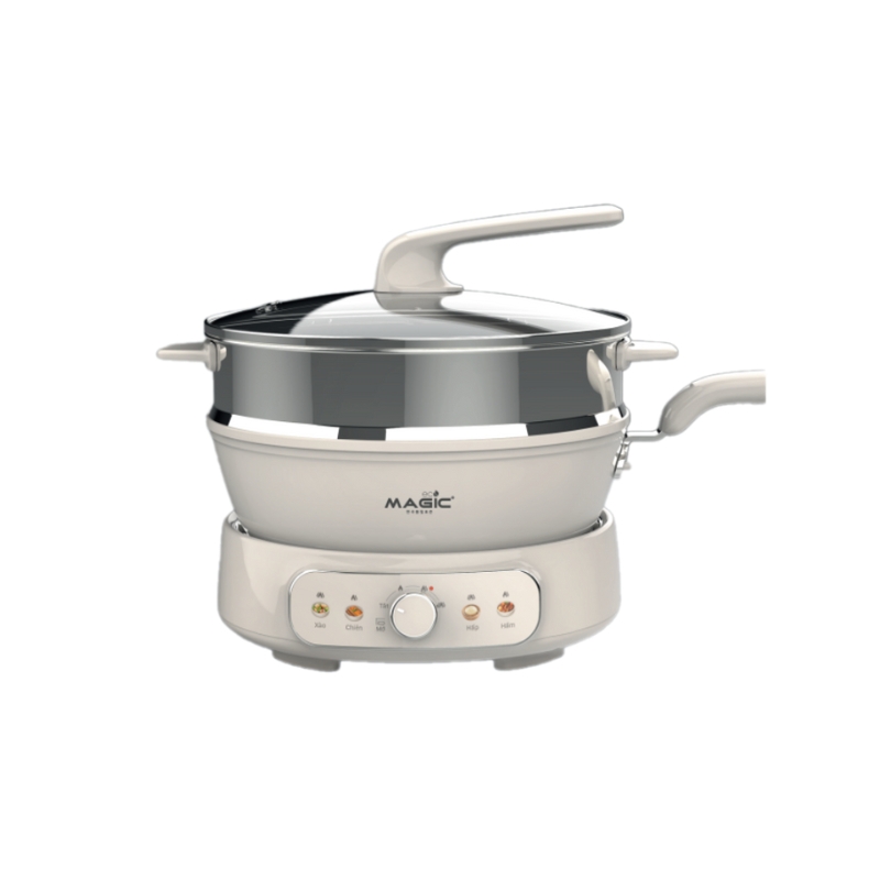 Nồi hấp lẩu 2 tầng MAGIC Eco AC-284 4L, Hàng chính hãng, mâm nhiệt rộng, tay cầm tiện lợi - JoyMall