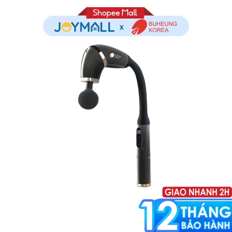 Máy massage cầm tay Buheung MK-229, Hàng chính hãng, nhỏ gọn tiện lợi, kèm 4 đầu massage - JoyMall