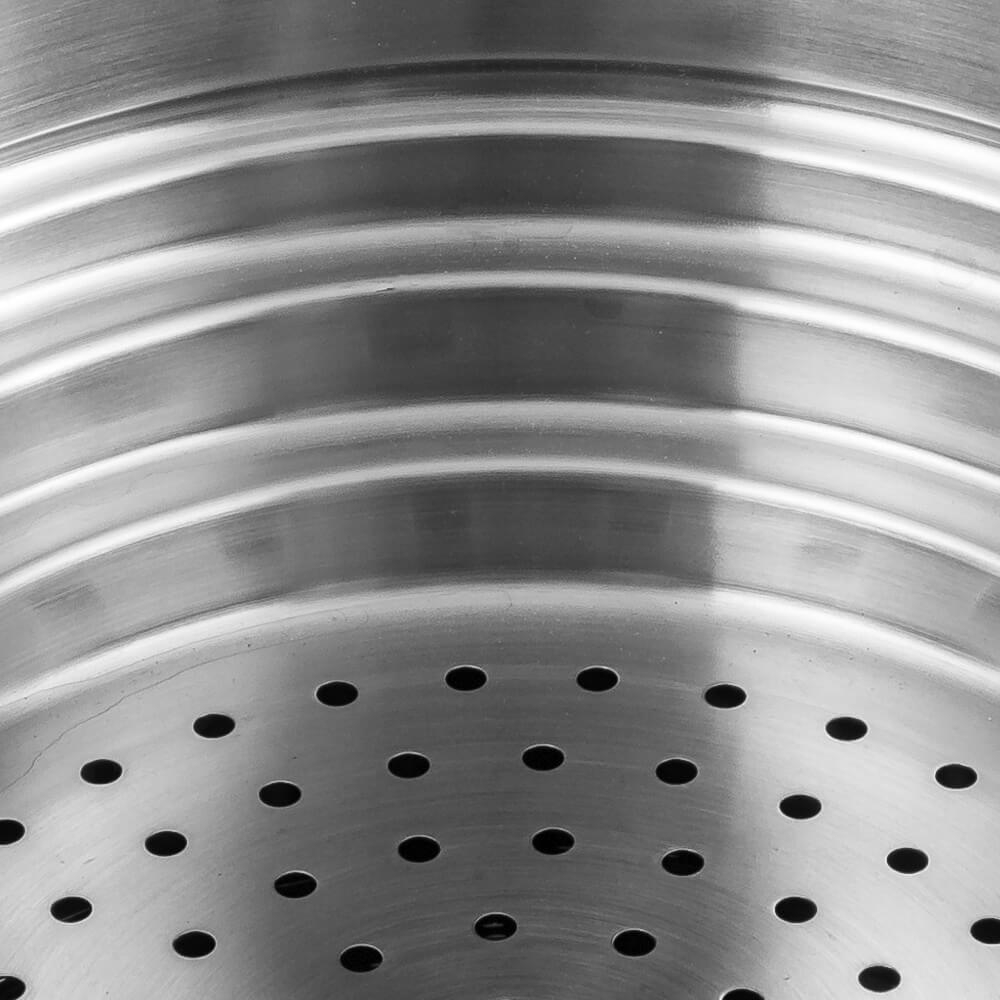 Xửng hấp đa năng inox 304 Elmich EL-2420OL EL-8260 size 16,18,20cm, Hàng chính hãng, 3 tầng -JoyMall