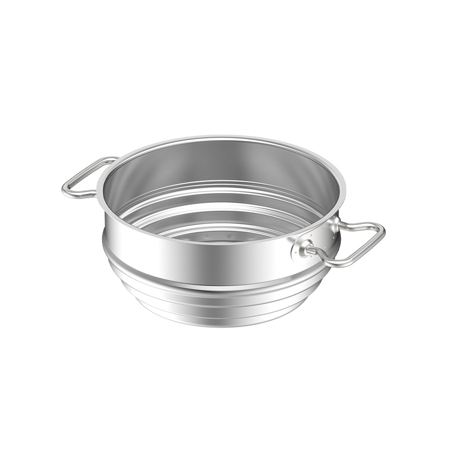 Xửng hấp đa năng inox 304 Elmich EL-2420OL EL-8260 size 16,18,20cm, Hàng chính hãng, 3 tầng -JoyMall