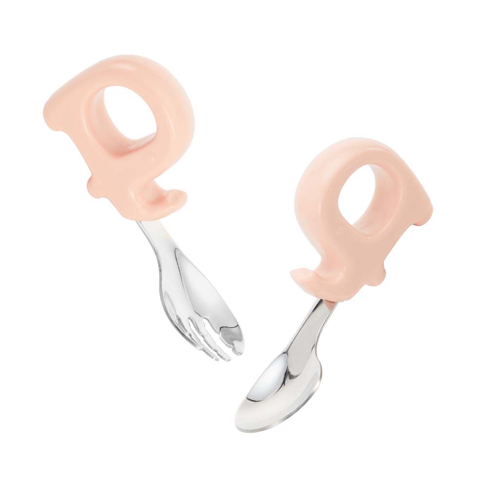 Bộ thìa nĩa cho bé Elmich EL0028 EL0034, Hàng chính hãng, họa tiết đáng yêu,inox 316 an toàn-JoyMall