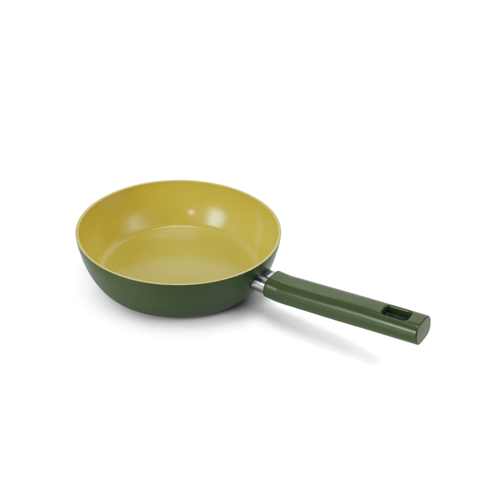 Chảo phủ sứ Elmich Olive Classic EL-5968OV nhiều size, Hàng chính hãng, dùng được mọi bếp - JoyMall