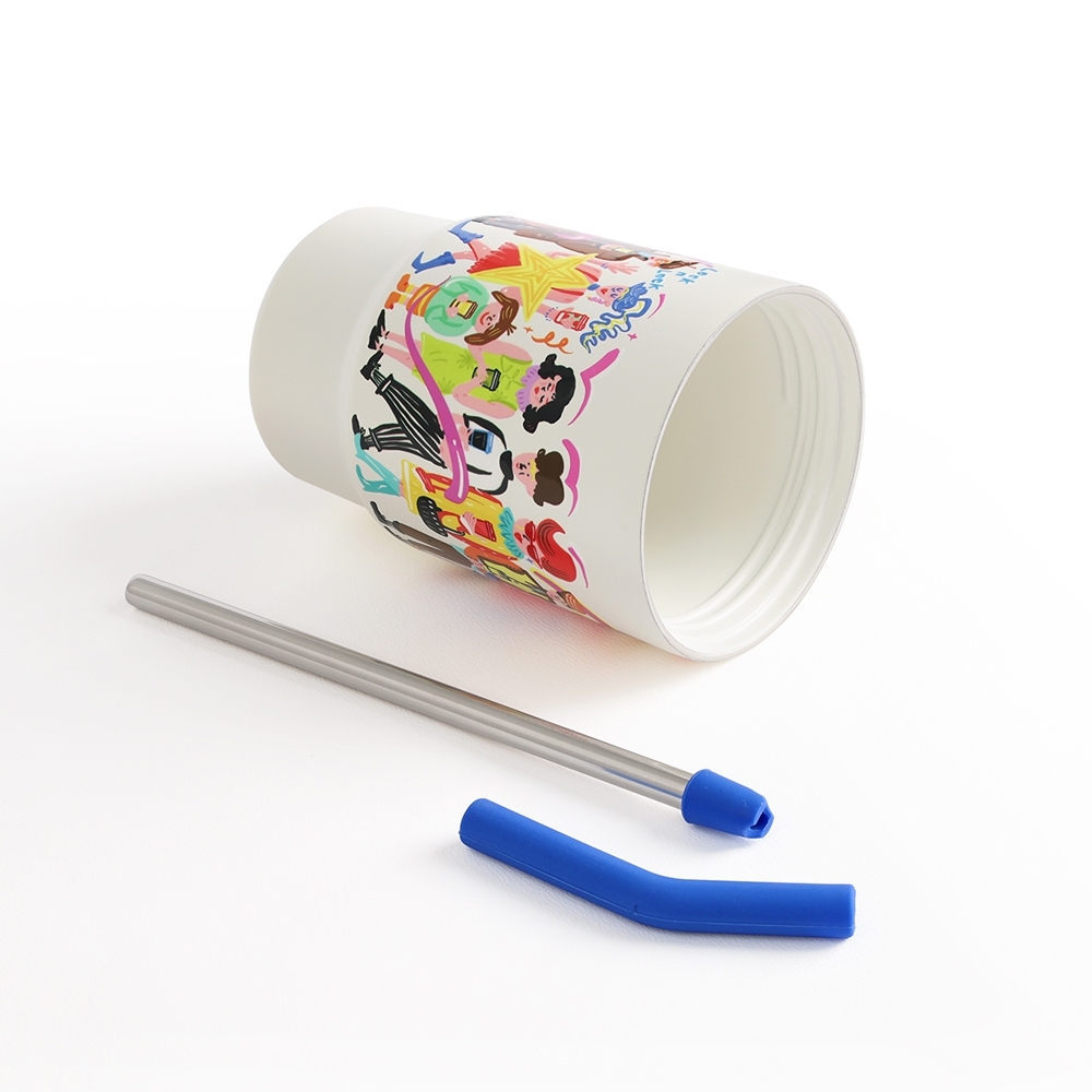 Ly giữ nhiệt LocknLock Vacuum Tumbler LHC3340BLU_TL 400ml, Hàng chính hãng, 3 nắp đậy, có ống hút - JoyMall