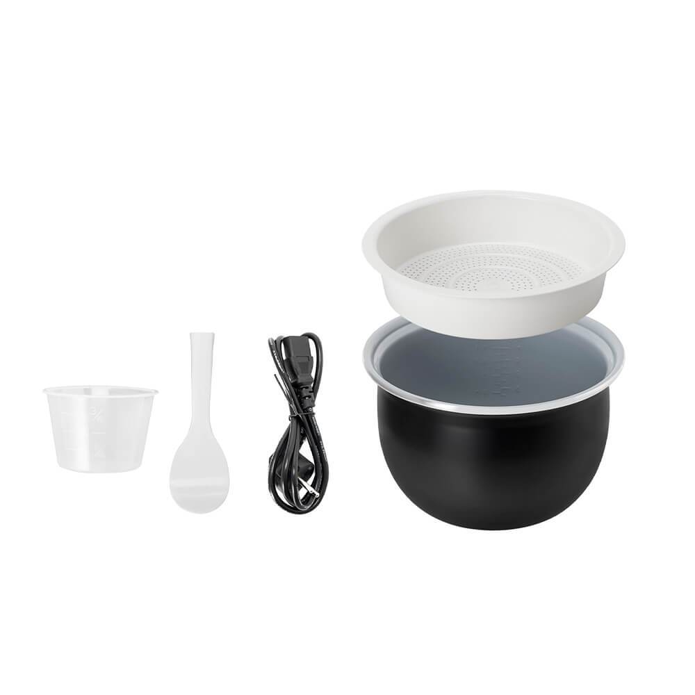 Nồi cơm điện cơ Elmich RCE-9128 1.8L, Hàng chính hãng, công nghệ ủ ấm 3D, khay hấp đi kèm - JoyMall