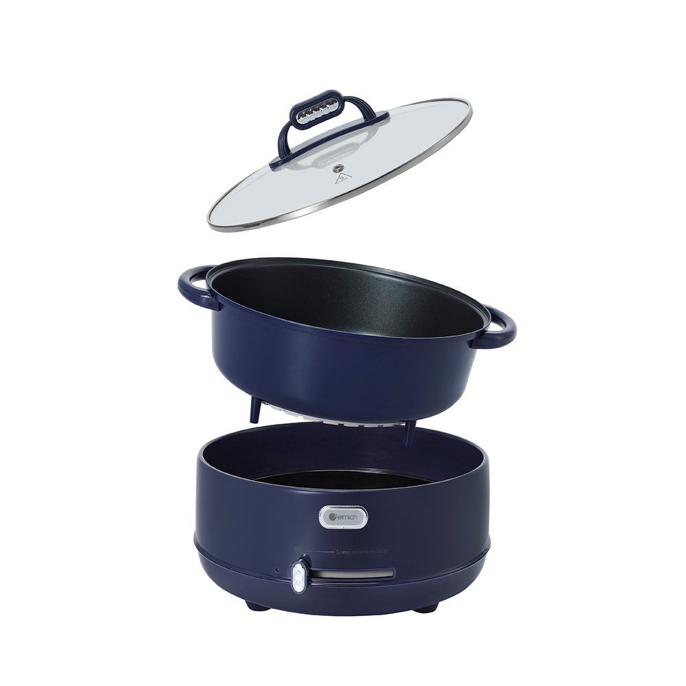 Nồi lẩu điện Elmich MPE-9177 4.5L, Hàng chính hãng, lòng nồi dạng rời, vỏ nhựa cao cấp - JoyMall