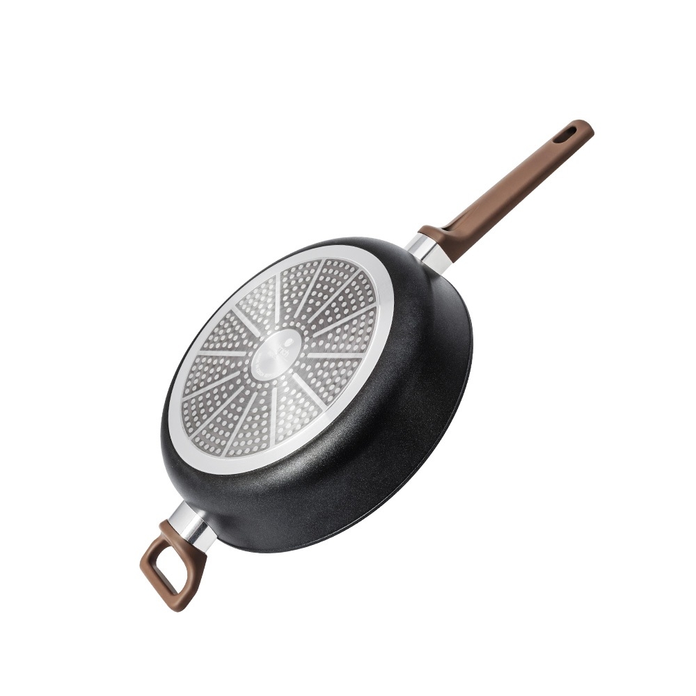 Chảo Chống Dính Siêu Bền Nhập Khẩu Elmich EL-8124 Size 24-28cm, Hàng Chính Hãng,Dùng Mọi Bếp-JoyMall