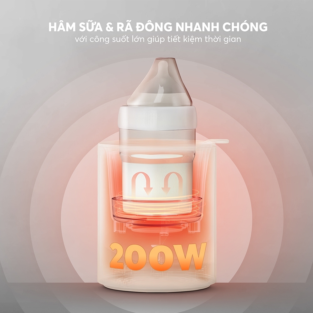 Máy Hâm Sữa Đa Năng Elmich Babycare BWE8618, Hàng Chính Hãng, 5 Chức Năng, Chống Chập Cháy - JoyMall